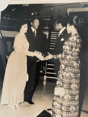 Dr. Arthur Wint, High Commissioner meets many dignitaries.