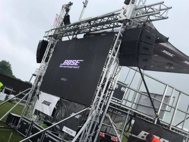 LED screen installation