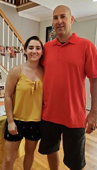 Our son and our granddaughter, Brianna, my sweet pea!