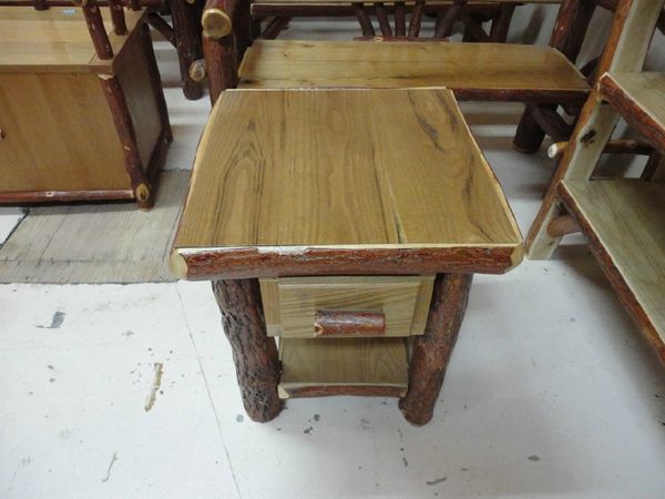 Sassafras End Table with Drawer.
