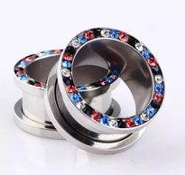 Eyelets color stones