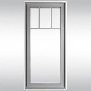 design series window, aluminum clad vinyl
