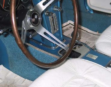1966 Chevy Corvette white interior