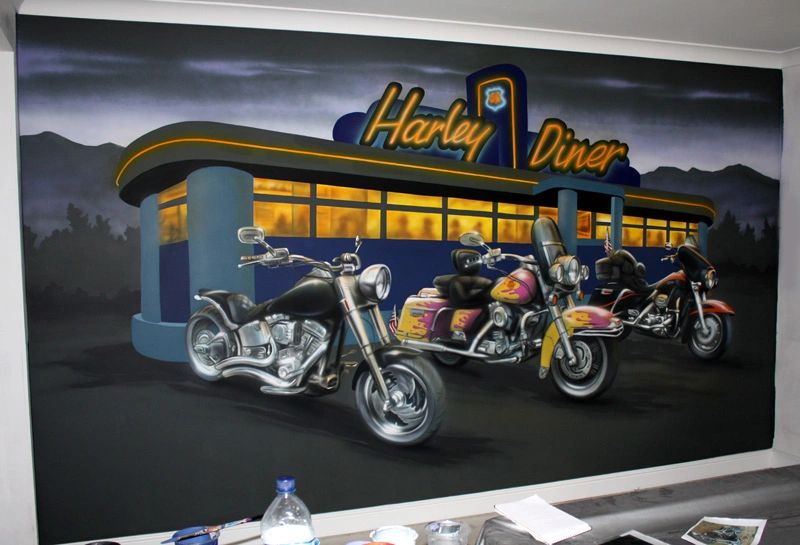 Harley Davidson wall art
