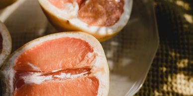 Grapefruit is a conceptual depiction of vaginal changes, including vaginal dryness and genitourinarysyndrome of menopause, associated with menopause, perimenopause and post-menopause. 