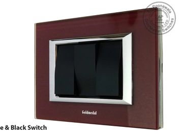 EA Poonawala Red Wine with Black Switch