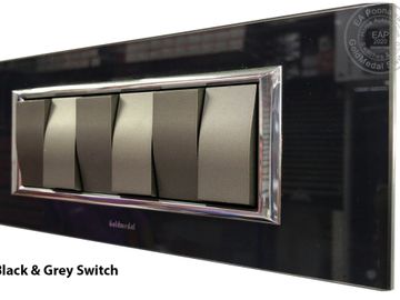 EA Poonawala Rich Black with Grey Switch