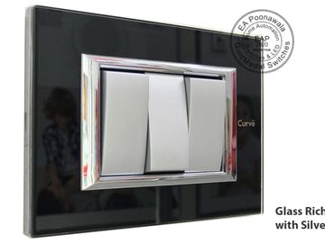 EA Poonawla Rich Black with Silver Switch