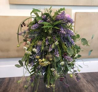 wildflower memorial spray