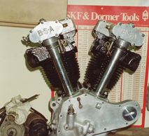Photo of the rebuilt V Twin Engine
