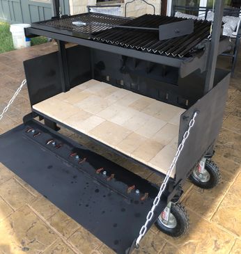 All our Santa Maria Grills are built from 3/16" plate steel.