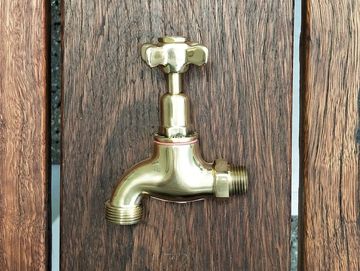 Solid brass taps
