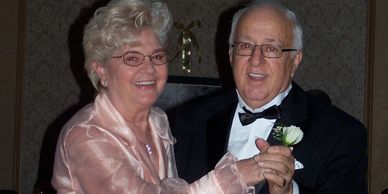 fiftieth wedding anniversary couple ballroom dancing-Marge-Tony Giorgione-Ganine Derleth's parents