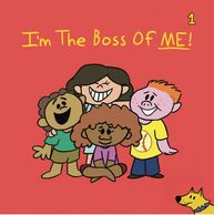 Page 1 shows a group of happy children and a puppy in the corner. "What sound does the puppy make?"