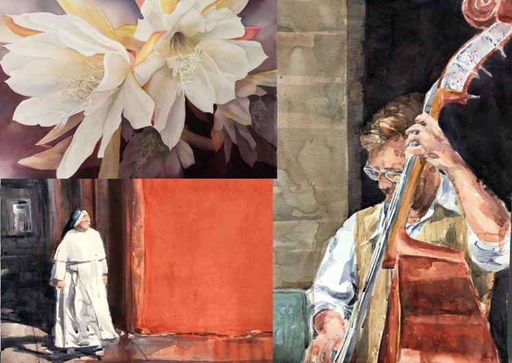 Online watercolor painting courses, how to paint in watercolor, watercolor artist, Birgit O'Connor