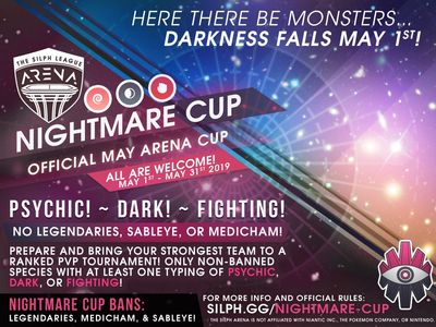 NJ GO Battle League Silph Arena Nightmare Cup