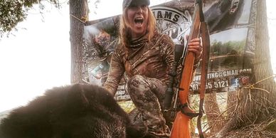 Bear hunting in New Brunswick.