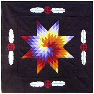 Diane's Native American Star Quilts www.dianesnativeamecanstarquilts.net