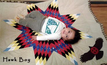 Diane's Native American Star Quilts www.dianesnativeamecanstarquilts.net