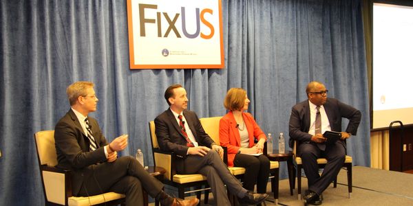 Picture of panel from January 2020 FixUS launch event.