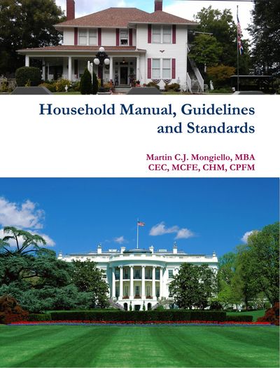 A picture of the book on Household Manuals, Guidelines, and Standards by Martin Mongiello.