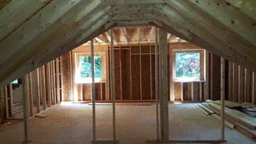 new room being added on to a house