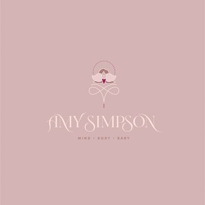 Amy simpson logo design