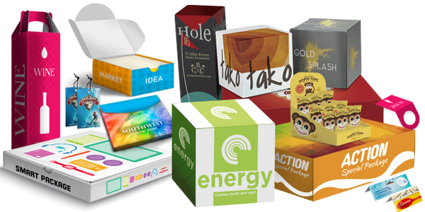 Custom boxes, hang tags, pos display printing by Polydot Printing