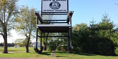 Many quirky attractions compete for Route 66 advertising and photo opportunities for travelers.