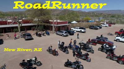 Road Runner Restaurant and Saloon in New River, Arizona.