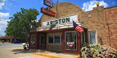 The Ariston Cafe is a popular local Route 66 diner and favorite tourist stop.