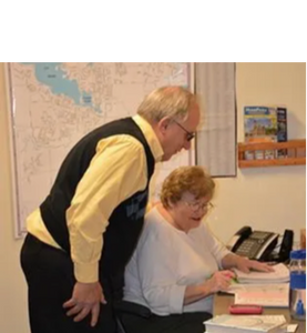 Our volunteer dispatchers provide personal, friendly service to our clients.