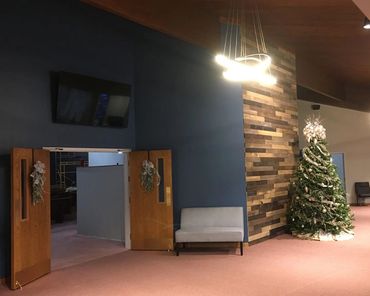 church interior painting