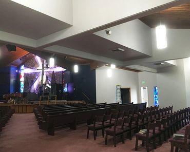 church sanctuary painting