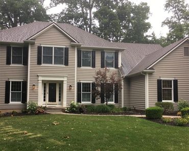 residential exterior new paint and trim