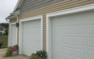 garage doors new paint and trim