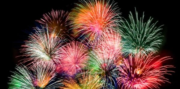 Ashes in to fireworks