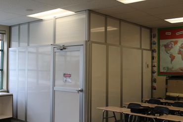 Temporary containment wall systems available to rent from EDS, Inc.
