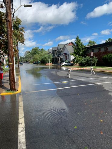 summer storms caused massive flooding in Montgomery County; causing homes and business to flood