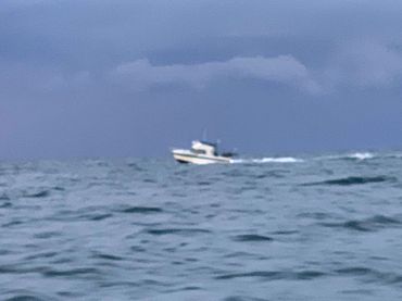 Salmon Chasers on the lake