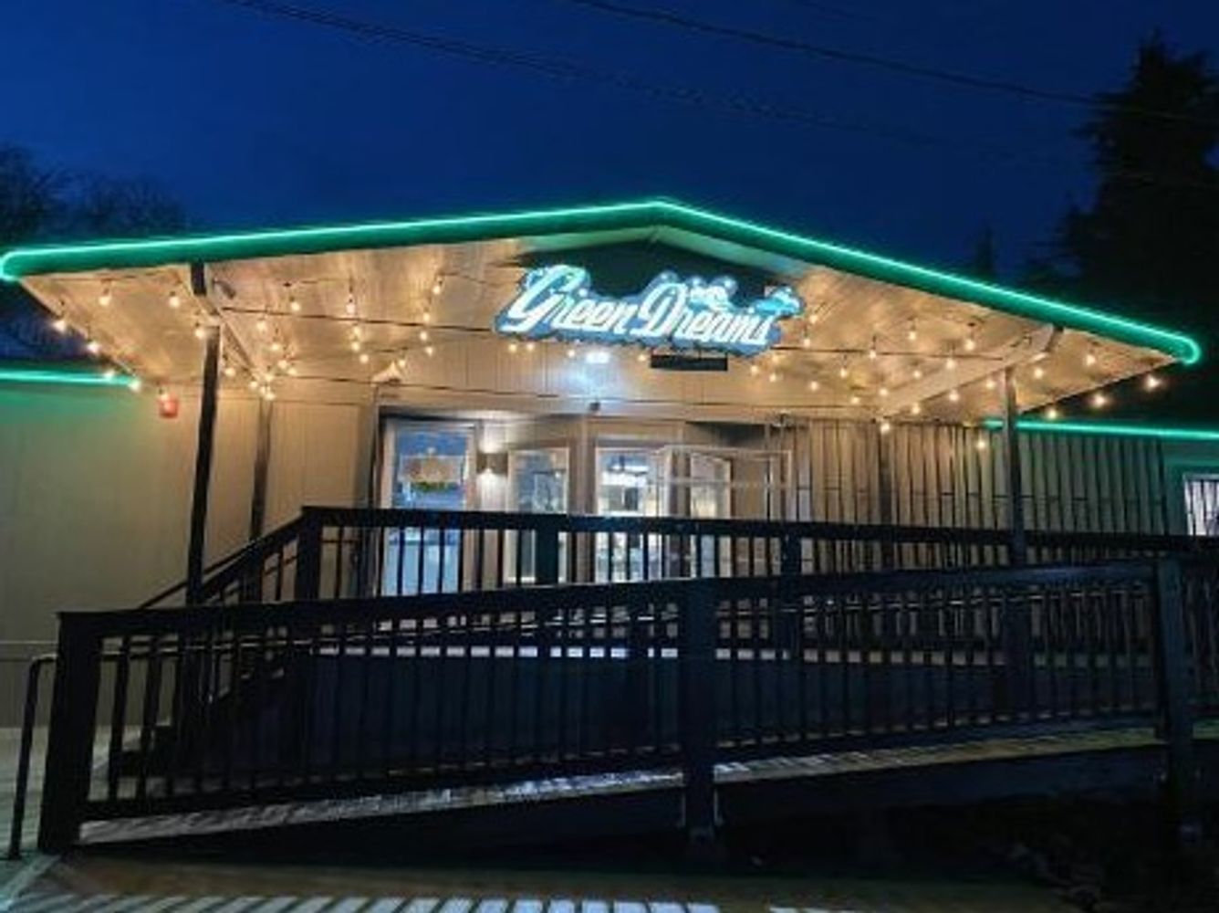 Green Dreams cannabis retailer. Newly remodeled, customer loyalty programs, daily deals.