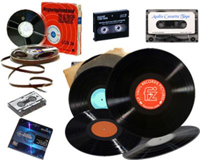 we can digitize audio cassette tapes, records, micro cassettes, reel to reel tape 