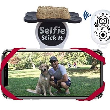 Trendy pet gifts at a great price!  Holiday sales up to 50% off.  Dog selfie.