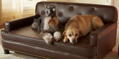 Shop Black Friday.  Fancy dog furniture.  Dog sofas, dog bowls, and more!  Gift ideas for the dog en