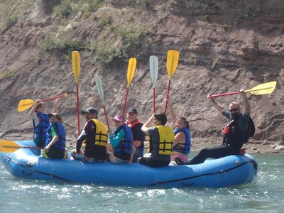 Guided whitewater rafting and kayaking in Southern Alberta