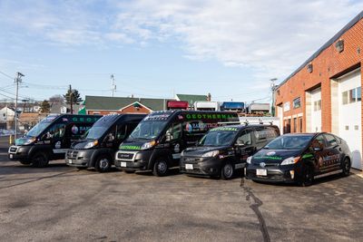 EarthTech Systems, heating and cooling contractors' vans