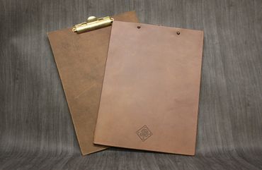 Leather Clip Board