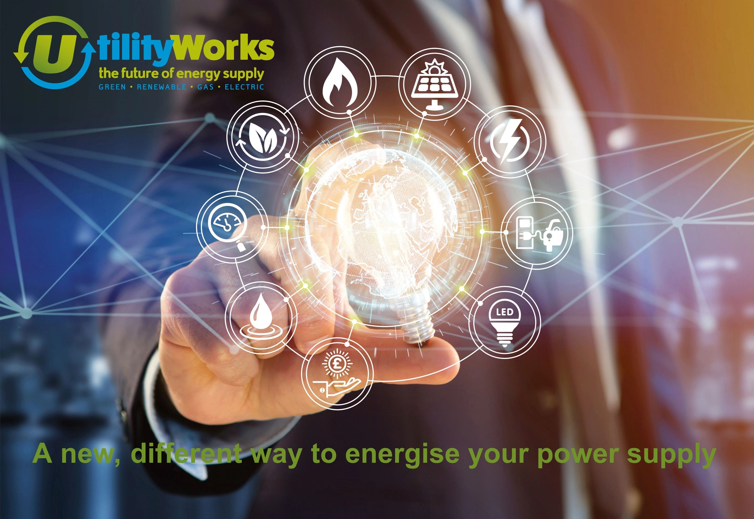 Utility Works aim is to reduce business energy costs and carbon emissions for business consumers.