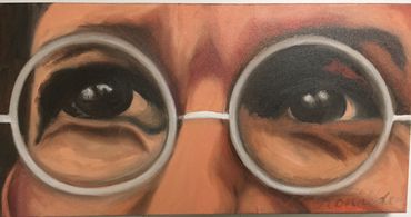 MAHA GANDI
OIL ON CANVAS 12 X 24"
SOLD