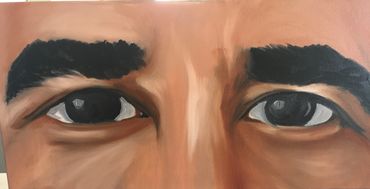 BARACK OBAMA
OIL ON CANVAS 12 X 24"
SOLD